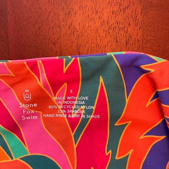 NWT Stone Fox Swim 2 piece set in Stained Glass print Bliss top & Simone bikini - Picture 12 of 16